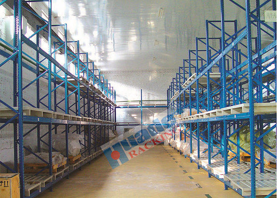 Blaues Lager-Gestell und Regal des verstellbaren Paletten-Racking-1000kg